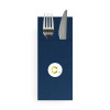 Serviette personnalisée en soft aspect tissu 6 couleurs au choix 32 x 40 - Pliage kangourou - Impression 1 à 2 couleurs
