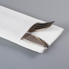 Serviette intissé soft blanche format pochette pour couverts