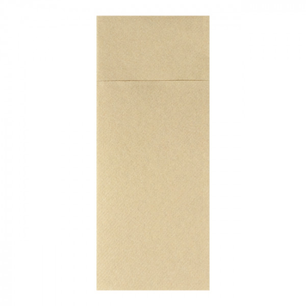 Serviette en soft aspect tissu kraft pliage kangourou 32 x 40