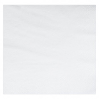 Serviette en papier ouate blanc 2 plis 40 x 40