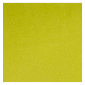 Serviette en soft aspect tissu vert anis 40 x 40