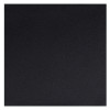 Serviette soft aspect tissu noir 40x40 cm