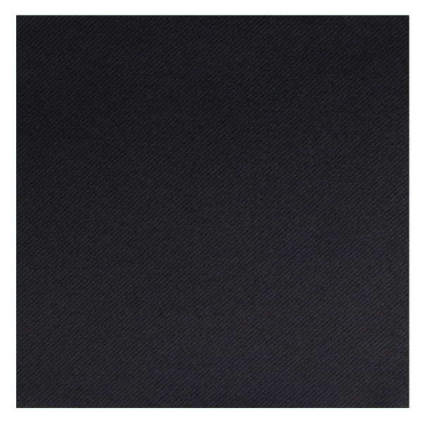 Serviette soft aspect tissu noir 40x40 cm