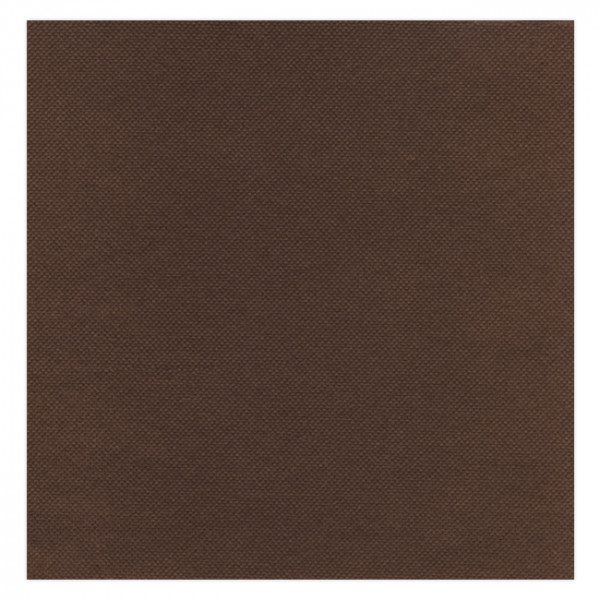 Serviette en papier molletonné chocolat 40x40 - Double point