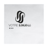 Serviette personnalisée blanche en ouate 30 x 30 - 2 plis - 1 à 2 couleurs