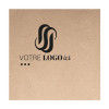 Serviette personnalisée en papier kraft 30x30 - 2 plis - 1 à 2 couleurs