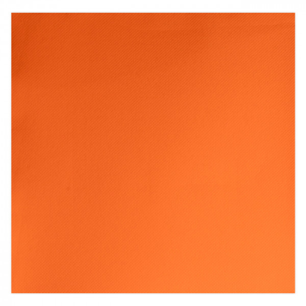 Serviette en papier molletonné orange 40x40 - Double point