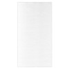 Serviette en papier molletonné blanche pliée en 6 - 30x40cm - Double point