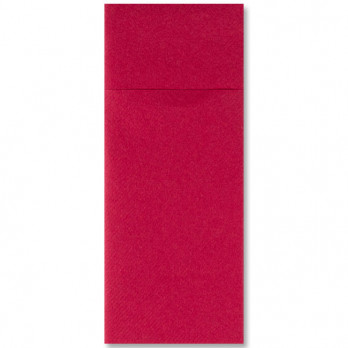 Serviette en soft aspect tissu bordeaux pliage kangourou 30 x 40