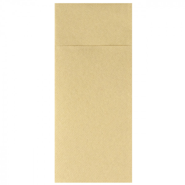 Serviette en soft aspect tissu kraft 40x40 - pliage kangourou