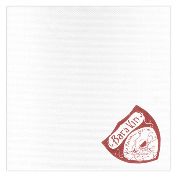 Serviette kraft ouate 40x40 - 2 plis - Impression 1-2 couleurs personnalisée