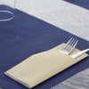 serviette soft kraft 40x40cm 55S016 aspect tissu pliage kangourou