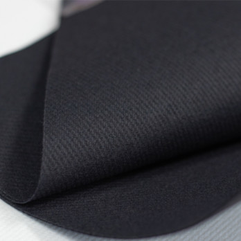 Serviette en soft aspect tissu noir 20 x 20