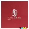 Serviette personnalisée en soft aspect tissu 4 couleurs aux choix 40 x 40 - Impression 1 à 2 couleurs