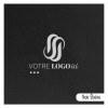 Serviette personnalisée en soft aspect tissu 4 couleurs aux choix 40 x 40 - Impression 1 à 2 couleurs