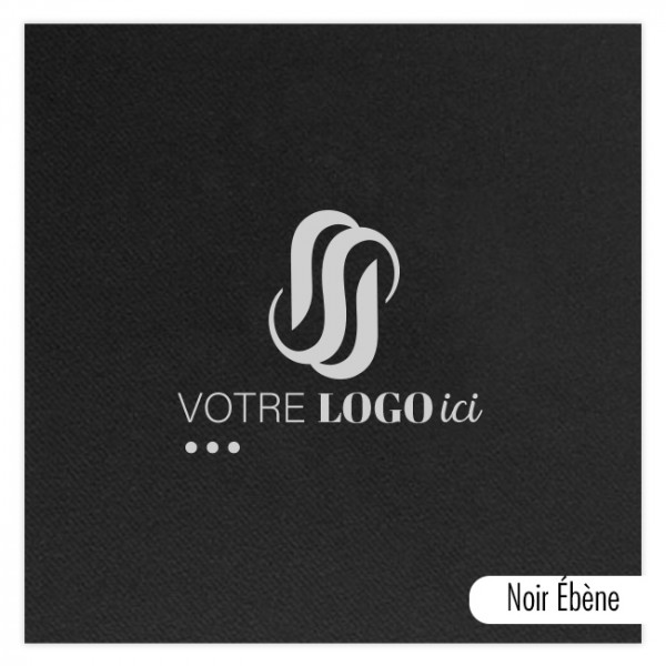 Serviette personnalisée en soft aspect tissu 4 couleurs aux choix 40 x 40 - Impression 1 à 2 couleurs