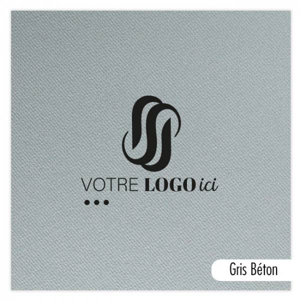 Serviette personnalisée en soft aspect tissu 4 couleurs aux choix 40 x 40 - Impression 1 à 2 couleurs