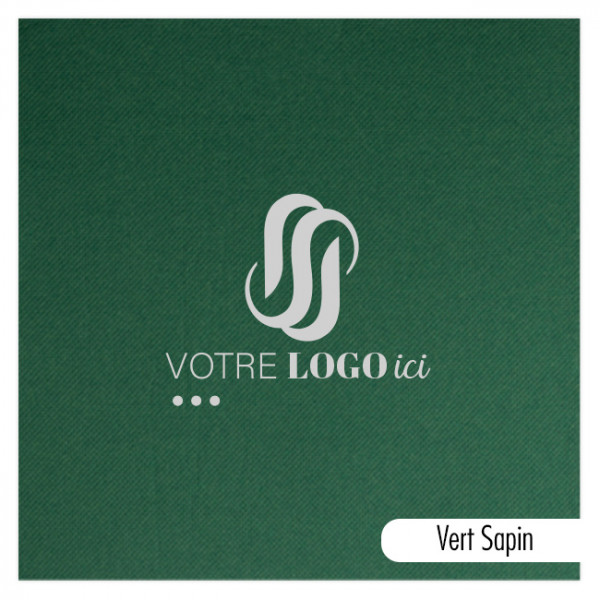 Serviette personnalisée en papier molletonné 14 couleurs au choix 40 x 40 - Impression 1 à 2 couleurs