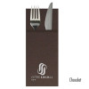 Serviette personnalisée en soft aspect tissu 6 couleurs au choix 32 x 40 - Pliage kangourou - Impression 1 à 2 couleurs